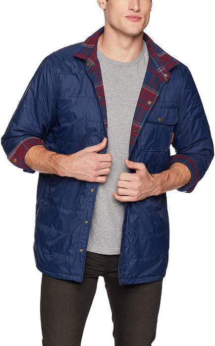 Quiksilver Men's Wildcard Plaid Reversible Flannel Jacket