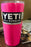 Powder Coated 20oz Yeti Rambler (Gloss Hot Pink)