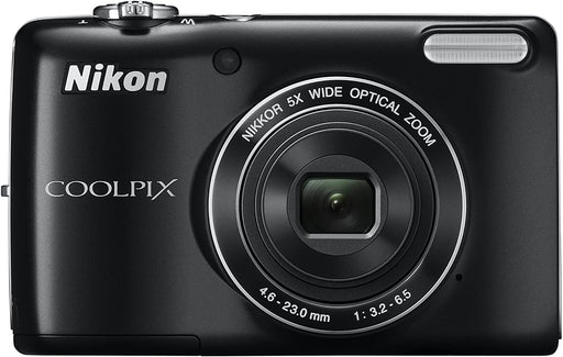Nikon COOLPIX L26 16.1 MP Digital Camera with 5x Zoom NIKKOR Glass Lens and 3-inch LCD (Black)