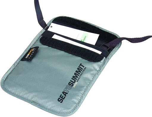 Sea to Summit RFID Travelling Light Neck Pouch, Small, Grey