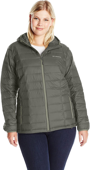 Columbia Women's Plus Size Voodoo Falls 590 TurboDown Hooded Jacket