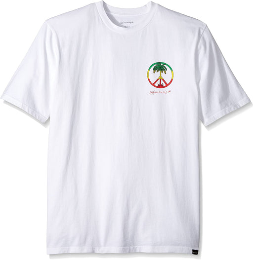 Quiksilver Men's Peace On The Beach Short Sleeve Tee