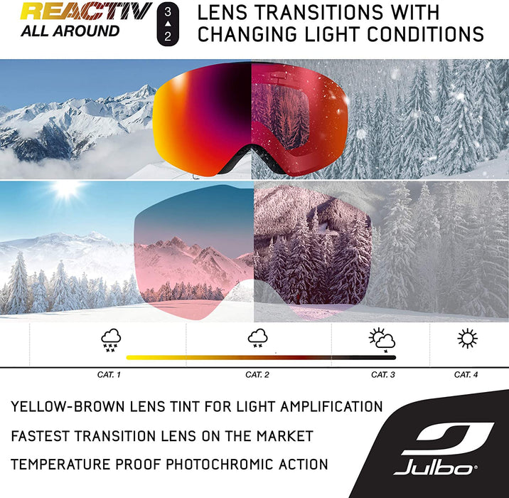 Julbo Universe Snow Goggles with Photochromic REACTIV Lens