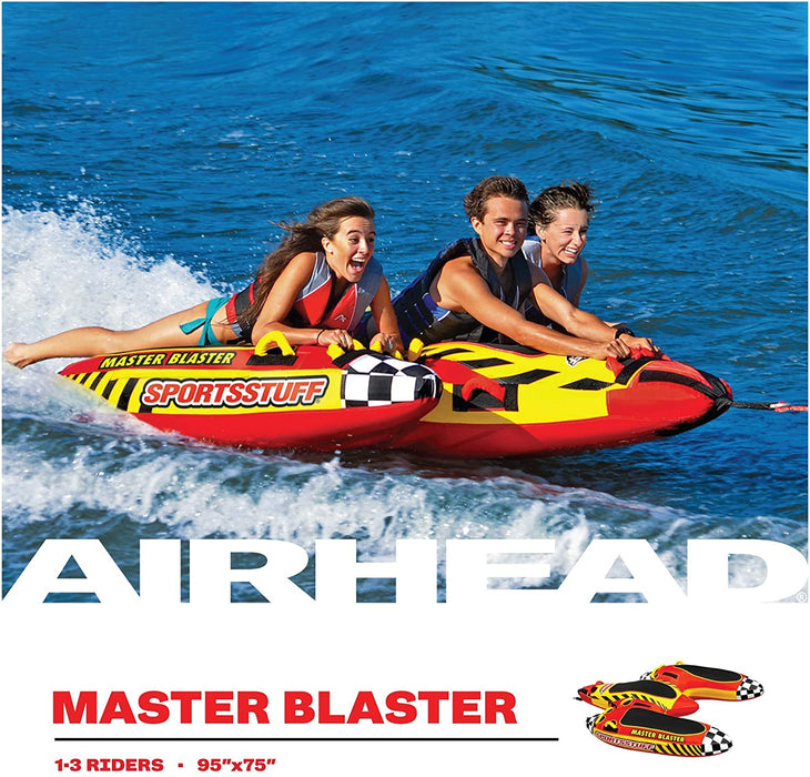 Sportsstuff Master Blaster | 1-3 Rider Towable Tube for Boating