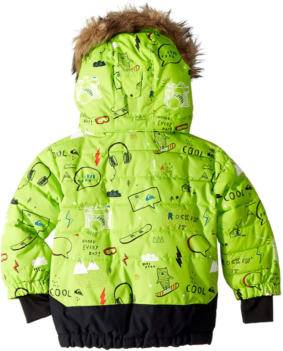 Quiksilver Boys' Big Edgy Kids 10K Grow System Snow Jacket