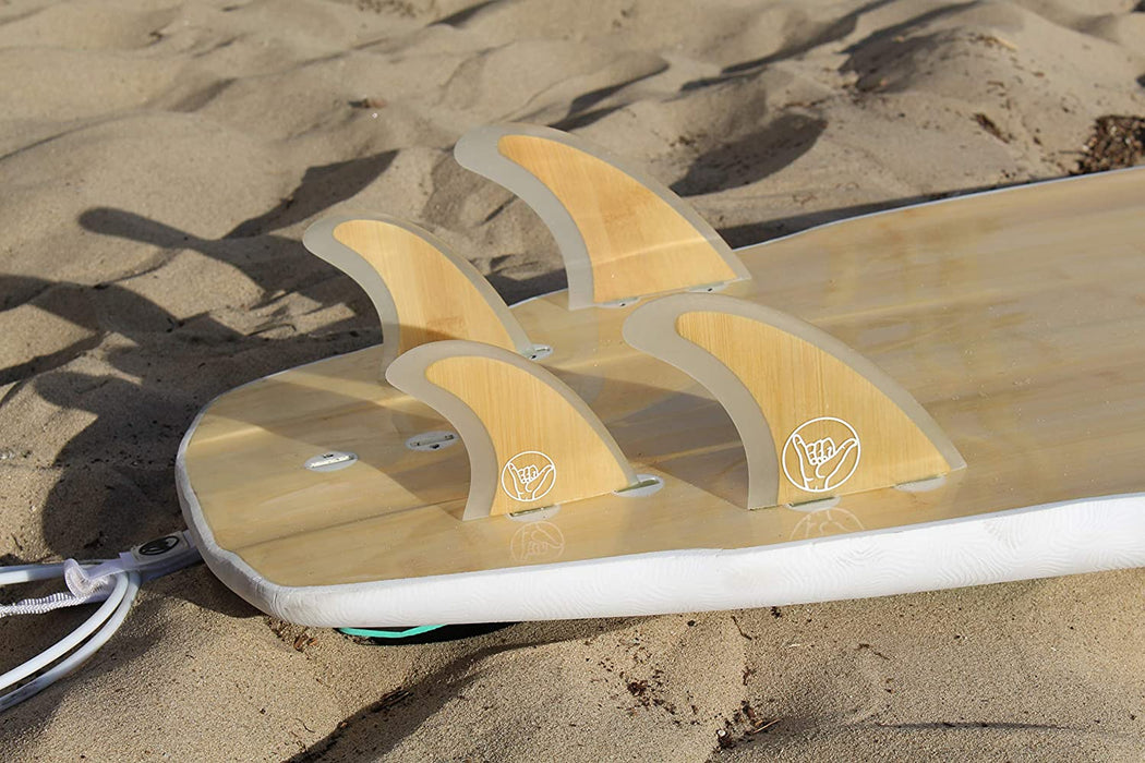 South Bay Board Co. - Premium Surfboard Fins - Standard & Premium 4 Fin Quad FCS Surf Fins - Fins fit All Surfboards That use FCS & FCSII Fin Boxes (4 Fin Quad Set)