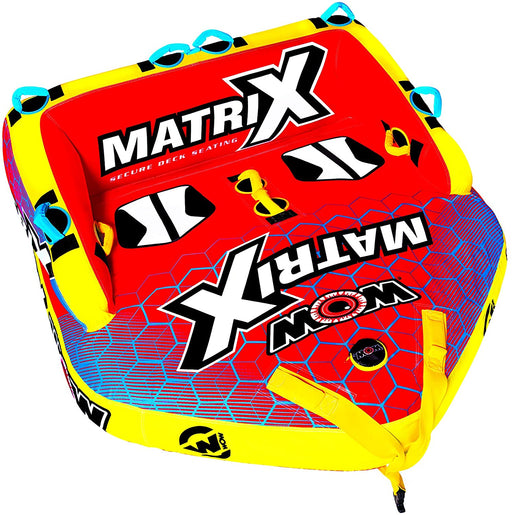 WOW Watersports 20-1060 Towable Matrix 1-4 Person Red