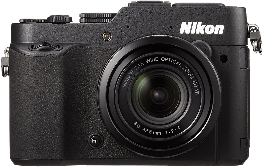 Nikon COOLPIX P7800 Digital Camera Large Aperture Lens Vari-Angle LCD Black P7800BK - International Version (No Warranty)