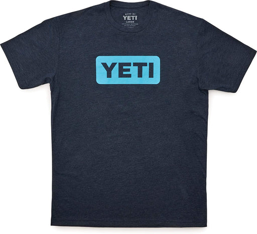 YETI Men's Logo Badge T-Shirt(Midnight Navy,XX-Large)