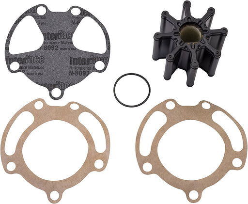 Quicksilver 59362A4 Sea Water Pump Impeller Replacement Kit - Bravo I, II and III with Two-Piece Pump Body