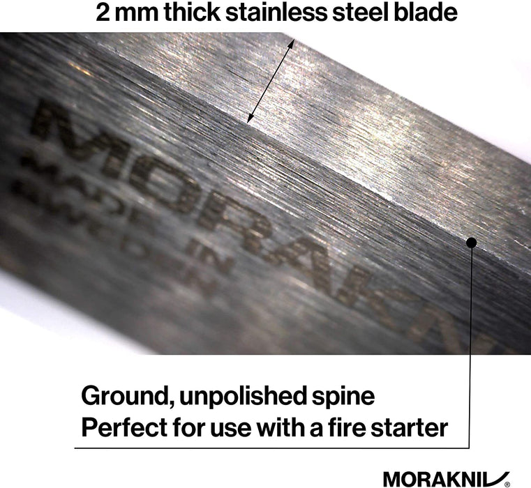 Morakniv Eldris Fixed-Blade Pocket-Sized Knife with Sandvik Stainless Steel Blade and Plastic Sheath 2.2-Inch.