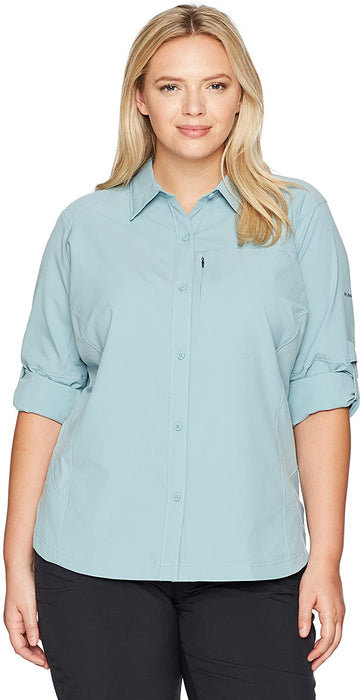 Columbia Women's Silver Ridge Plus Size Long Sleeve Shirt
