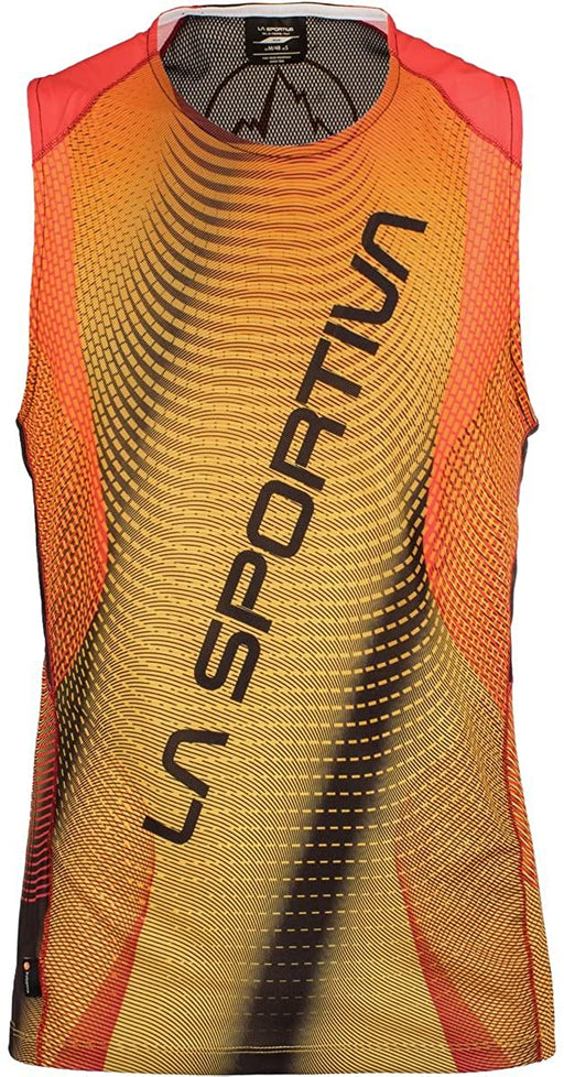 La Sportiva Men's Velocity Tank - Black/Yellow - XL