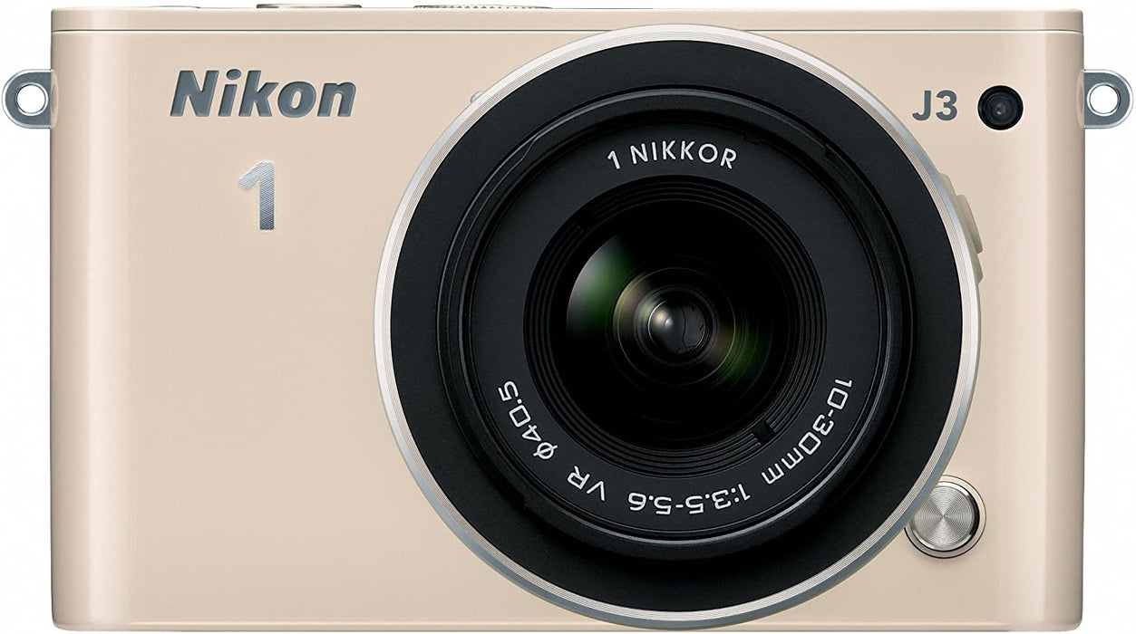 Nikon 1 J3 14.2 MP HD Digital Camera with 10-30mm VR 1 NIKKOR Lens (White)