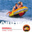 SportsStuff Oddball 2 | 1-2 Rider Towable Tube for Boating, red/Yellow, 53-5320