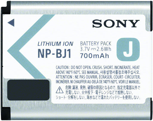 Sony NPBJ1 J-Series Rechargeable Digital Camera Battery Pack, Black