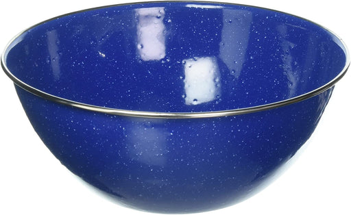 GSI Outdoors Pioneer 9.5 Inch Blue Mixing Bowl for Indoor and Outdoor Kitchens