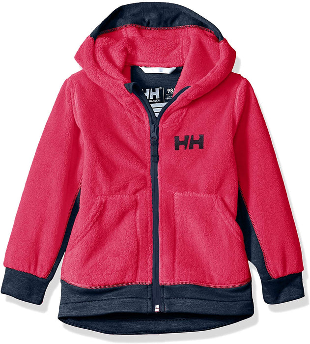 Helly-Hansen boys Chill Hooded Lightweight Full-zip Warm Pile Jacket Coat