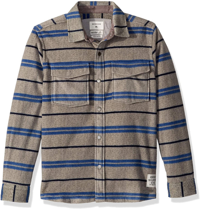 Quiksilver Boys' Big Ls Surf Days Youth Button Up Flannel Shirt