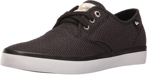 Quiksilver Men's Shorebreak Deluxe Laceable Slip-On Shoe, Black/Grey/White, 6 M US