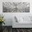 Statements2000 Silver Modern Metal Wall Art Sculpture by Jon Allen - Multi Panel Tryptych Home Décor, Vortex 3P