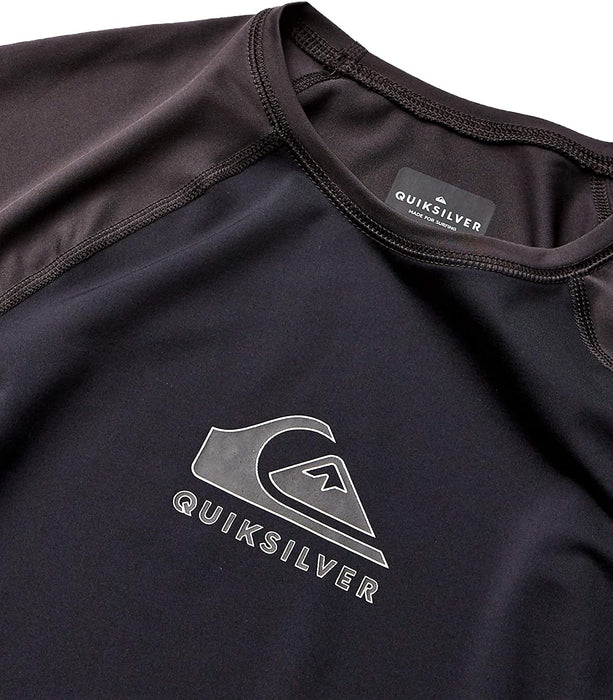 Quiksilver Men's Backwash Short Sleeve Rashguard 50+ Sun Protection