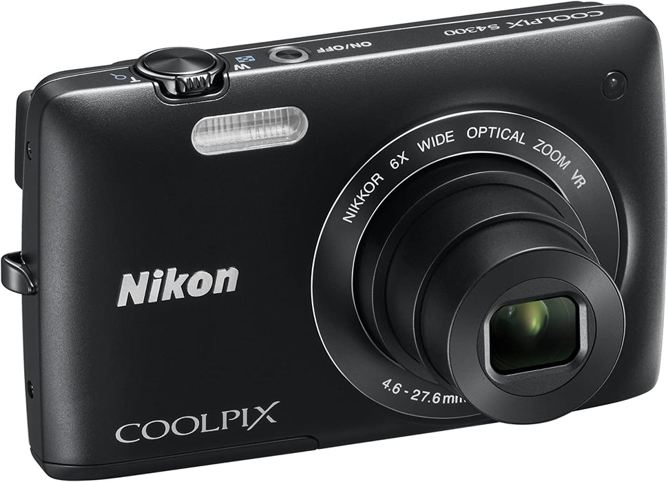 Nikon COOLPIX S4300 16 MP Digital Camera with 6x Zoom NIKKOR Glass Lens and 3-inch Touchscreen LCD (Plum)