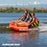 SportsStuff Super Mable | 1-3 Rider Towable Tube for Boating, Orange, Red, Yellow