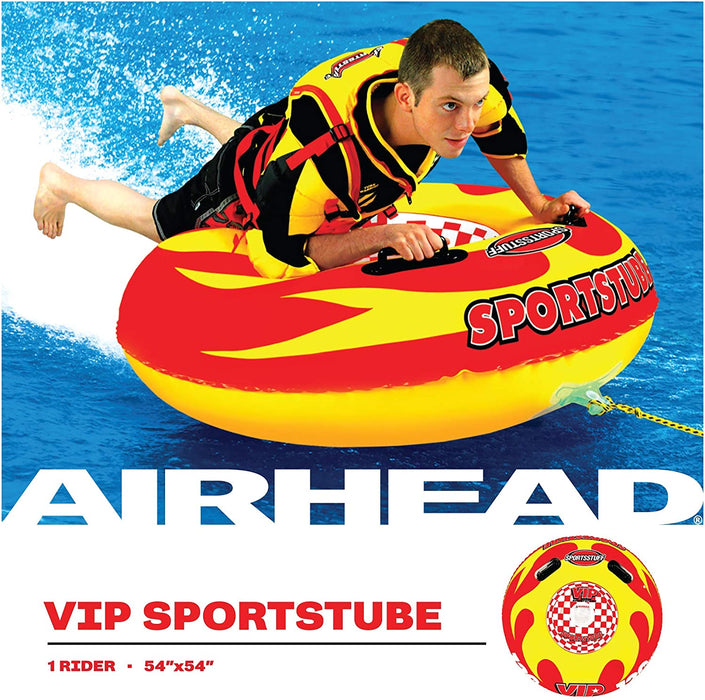 Sportsstuff VIP Sportstube | 1 Rider Towable Tube for Boating