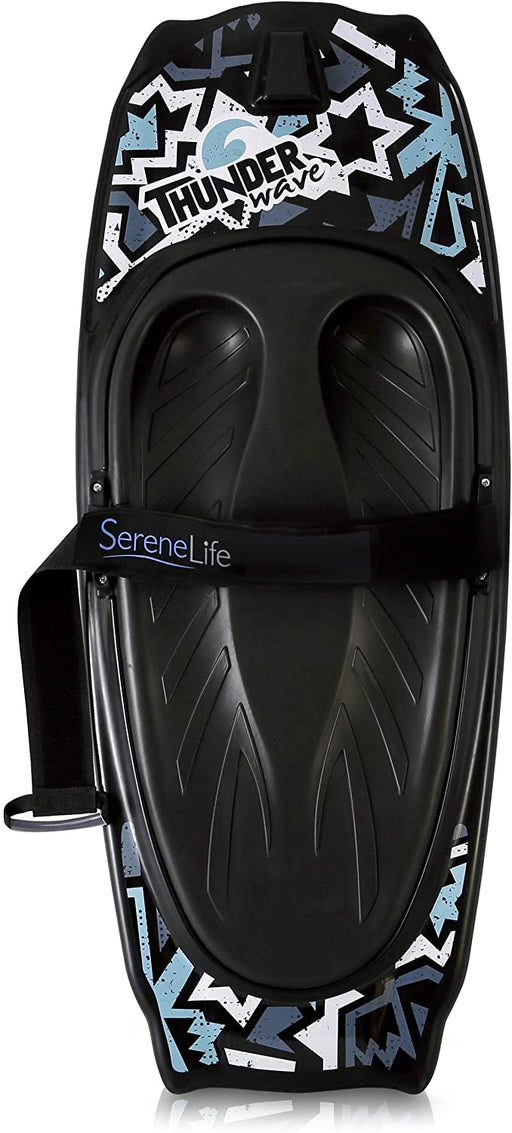 SereneLife Water Sport Kneeboard with Hook for Kids & Adults, Kneeboard with Strap for Boating, Waterboarding, Kneeling Boogie Boarding