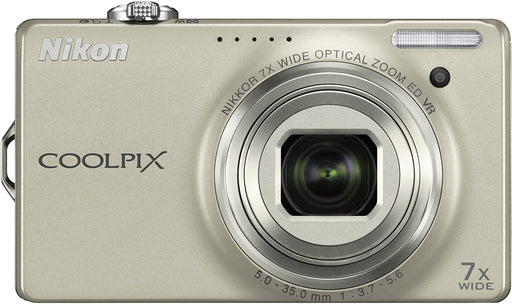 Nikon Coolpix S6000 14 MP Digital Camera with 7x Optical Vibration Reduction (VR) Zoom and 2.7-Inch LCD (Bronze)