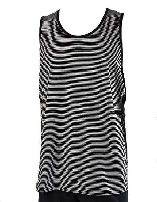 Lululemon 5 Year Basic Tank - ZWUI (Hyper Stripe White Black)