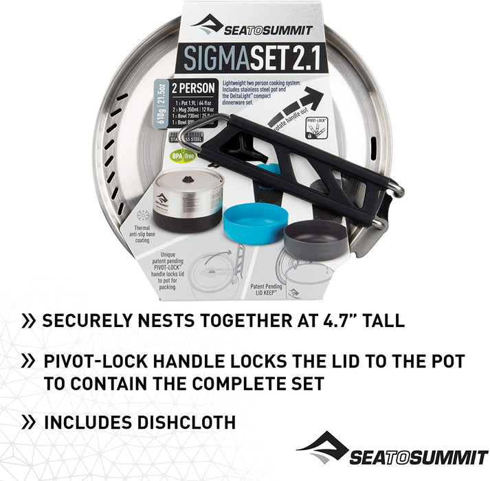 Sea to Summit Sigma Stainless Steel Camping Cook Set