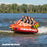 Airhead Great Big Mable | 1-4 Rider Towable Tube for Boating, Orange, Red, Yellow