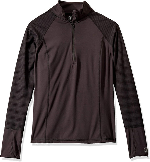 Body Glove Women's Cross-Over Bora Long Sleeve Rashguard, Black, Large