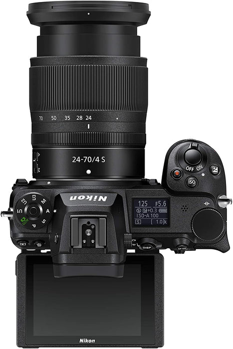 Nikon Z 7II FX-Format Mirrorless Camera Body w/NIKKOR Z 24-70mm f/4 S Black