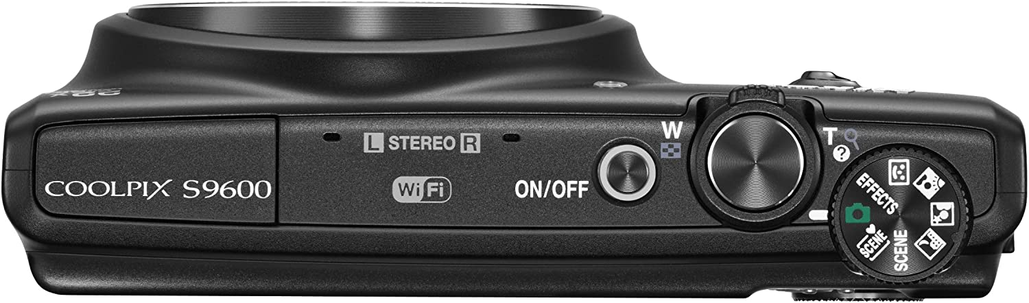 Nikon COOLPIX S9600 16MP WiFi Camera w/ 22x Optical Zoom (Black) (Discontinued by Manufacturer)