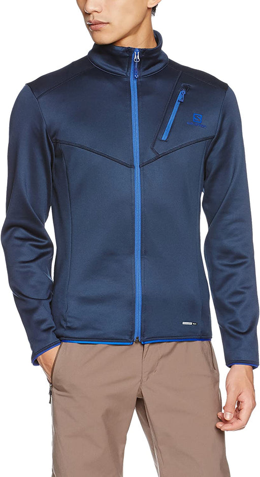 Salomon Men's Discovery FULL ZIP Layering Top