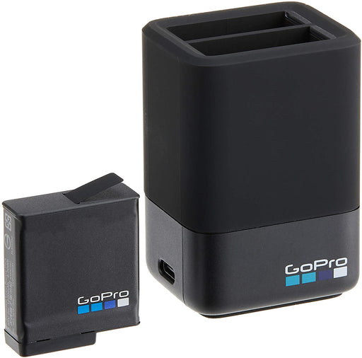 GoPro Dual Battery Charger + Battery for HERO7/HERO6 Black/HERO5 Black (GoPro Official Accessory)
