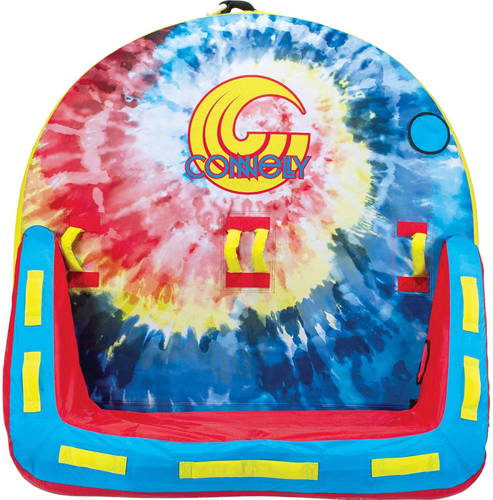 CWB Connelly Super Fun 2 Towable Tube, red/Blue/Yellow, One Size