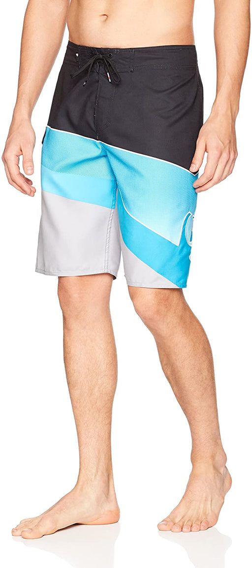 Quiksilver Men's Slash Fade Logo 21 Swim Trunk