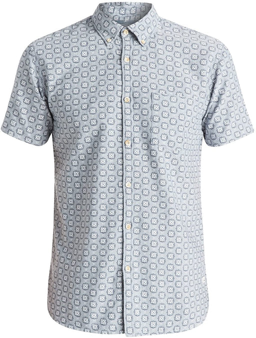 Quiksilver Men's Plumes Oxford Short Sleeve Shirt