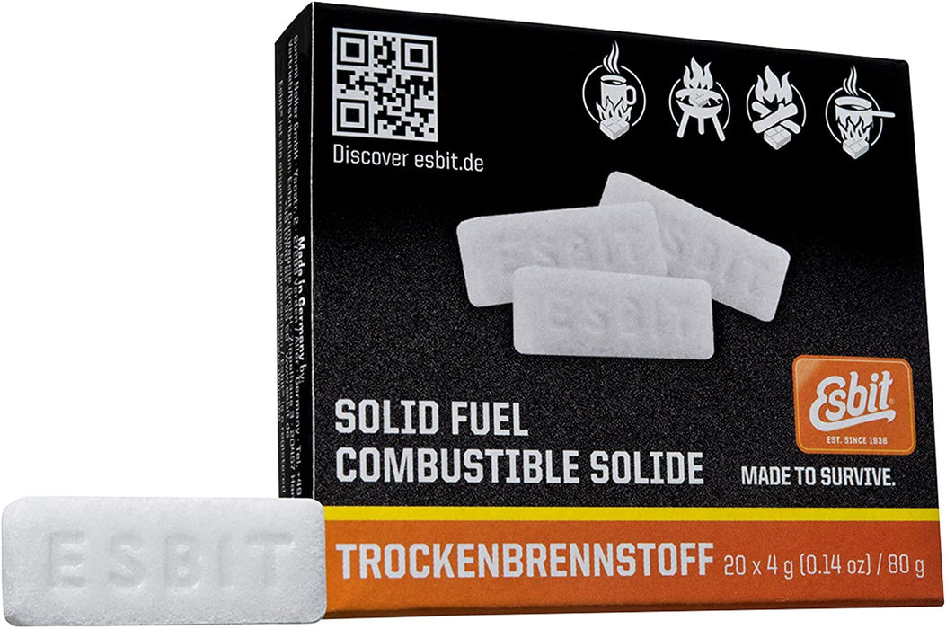 Esbit 1300-Degree Smokeless Solid Fuel Tablets for Hobby, Outdoor, and Emergency Use