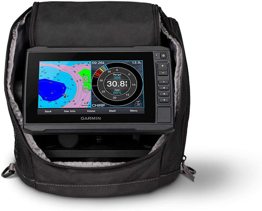 Garmin ECHOMAP UHD 73cv Ice Fishing Bundle, Includes ECHOMAP UHD 73cv Combo and GT10HN-IF Transducer