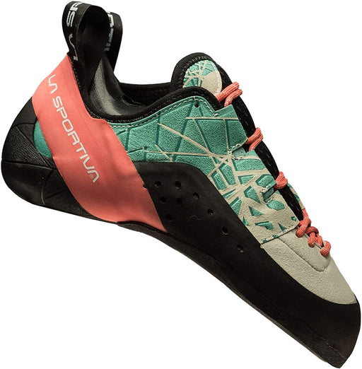 La Sportiva Women's Climbing Shoes, Mint Coral