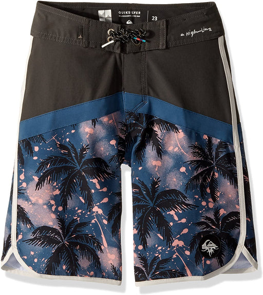 Quiksilver Boys' Big Crypt Scallop Youth Swim Trunk