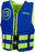 O'Brien Youth Traditinal Neoprene Life Jacket, 50-90lbs, Blue/Green