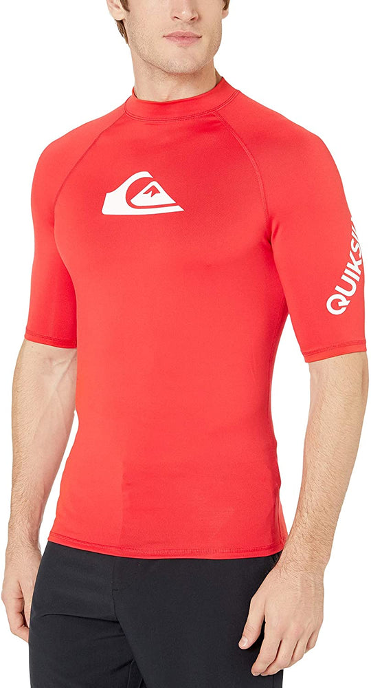 Quiksilver Men's All Time Short Sleeve UPF 50 Sun Protection