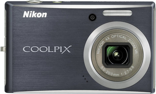 Nikon Coolpix S610 10MP Digital Camera with 4x Optical Vibration Reduction (VR) Zoom (Midnight Black)