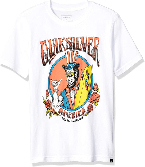 Quiksilver Big Ride Free Roses Boys Tee